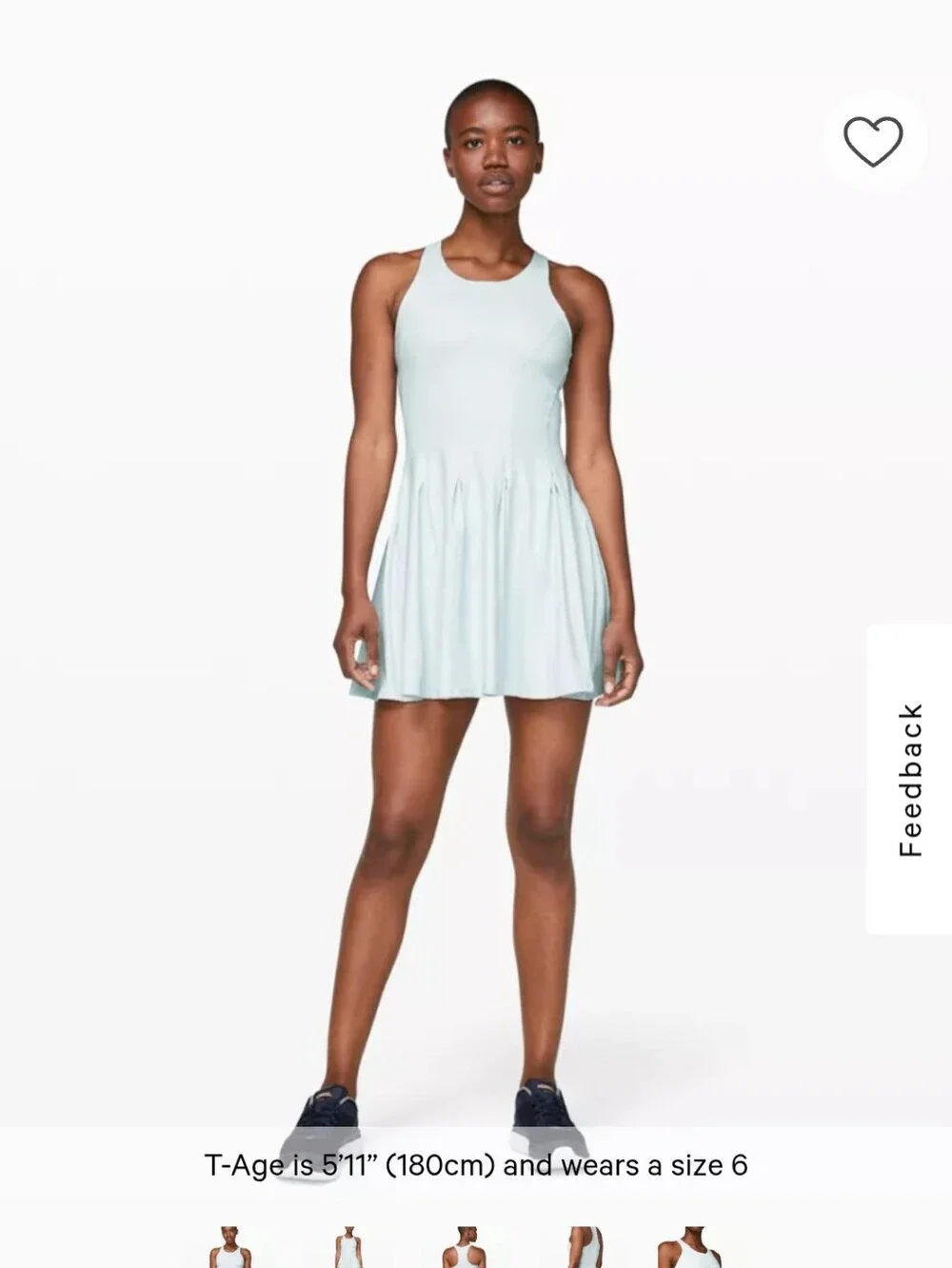Lululemon Court Crush Tennis Dress *Nulux Cool Max Liner Size 10